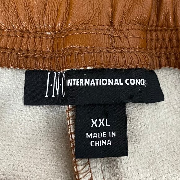 INC faux leather joggers - Picture 10 of 10